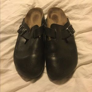 Black leather  Birkenstock Clog 41